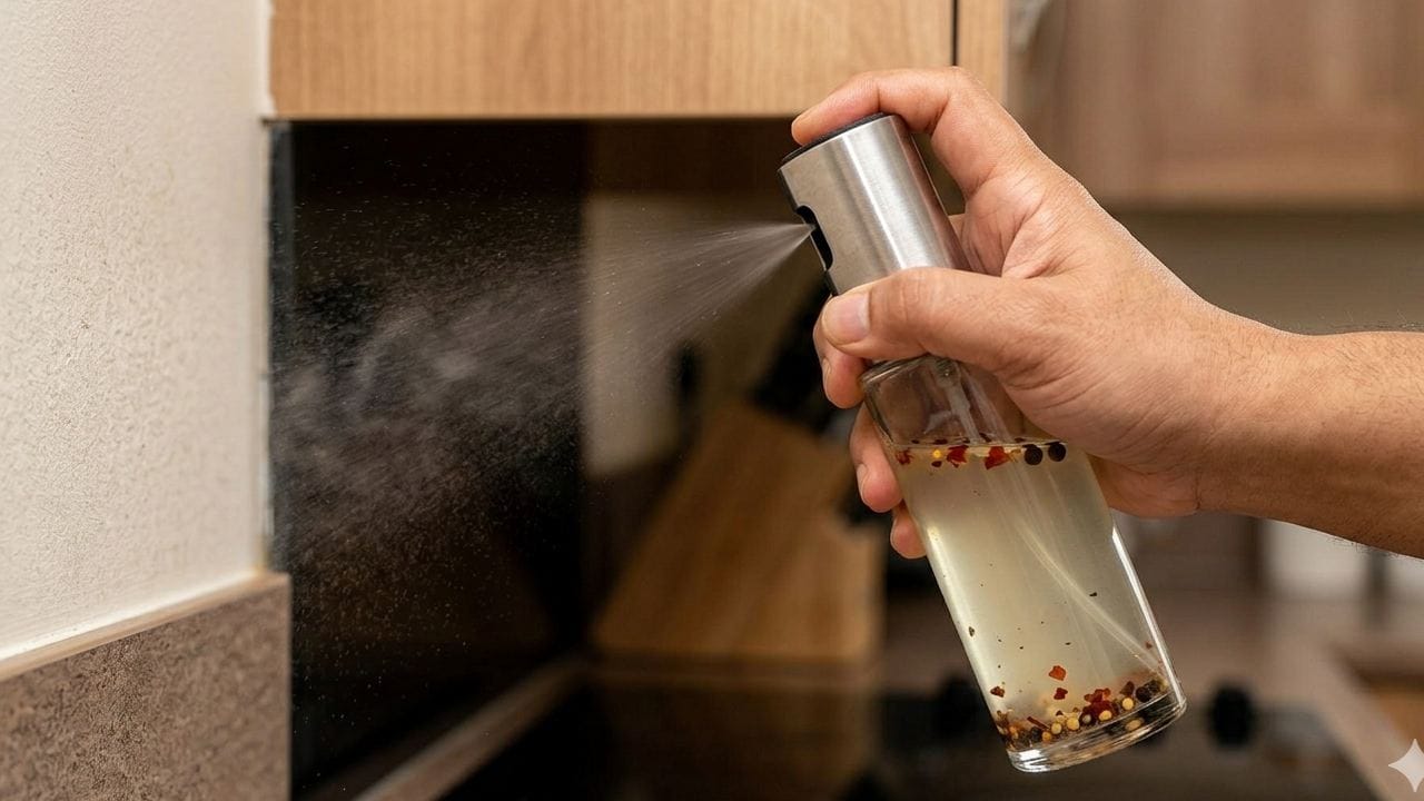 রাসায়নিক কীটনাশকের চেয়ে গোলমরিচের জল টিকটিকি তাড়াতে অনেক বেশি কার্যকরী। জলের মধ্যে গোলমরিচ বা লাল লঙ্কার গুঁড়ো মিশিয়ে একটি মিশ্রণ তৈরি করে নিন। টিকটিকি আসার জায়গাগুলোতে এই জল ছিটিয়ে দিলে জ্বালাভাবের ভয়ে তারা পালাবে। Gemini AI