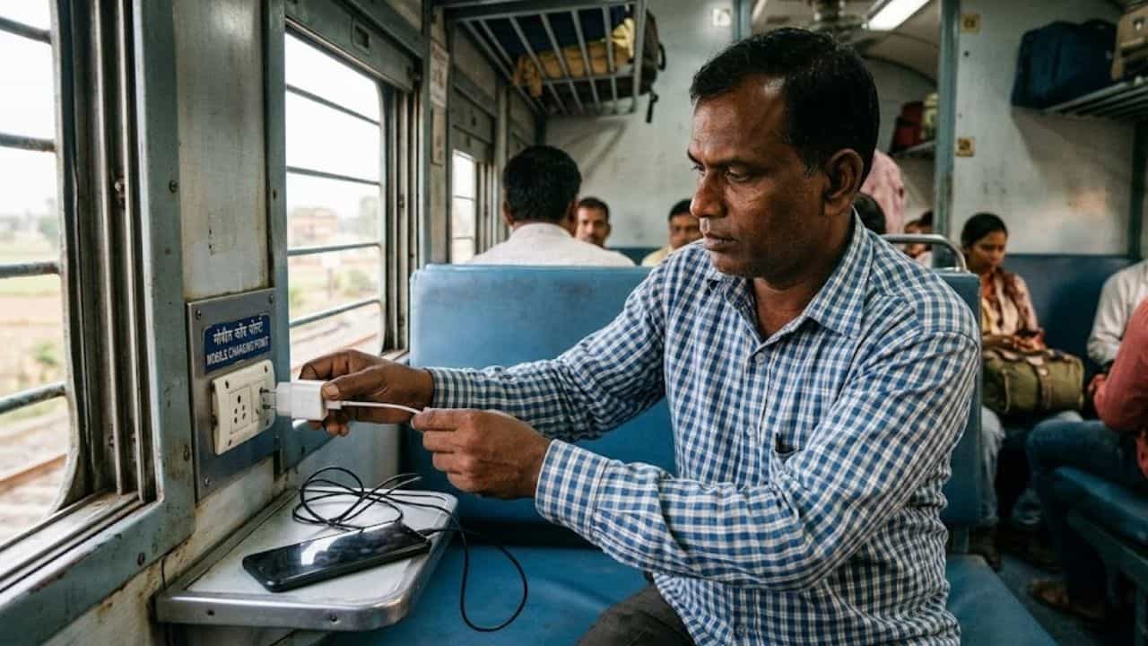 Device Charging Rules in Train: ট্রেনে যখন-তখন মোবাইল চার্জ দেওয়া যায় না! কতক্ষণ চার্জ দিতে পারেন জানেন? কেনই বা এই নিয়ম Device Charging Rules in Train: ট্রেনে যখন-তখন মোবাইল চার্জ দেওয়া যায় না! কতক্ষণ চার্জ দিতে পারেন জানেন? কেনই বা এই নিয়ম
