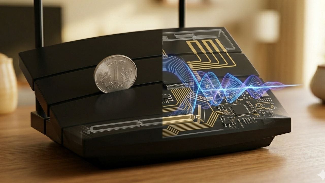 অনেকে মনে করেন কয়েনটি একটি অ্যান্টেনা হিসেবে কাজ করে সিগন্যাল বুস্ট করবে। প্রকৌশলীদের মতে, অ্যান্টেনা হতে হলে সেটিকে রাউটারের ভেতরের সার্কিটের সঙ্গে যুক্ত থাকতে হয়। প্লাস্টিক বডির ওপর রাখা একটি আলগা কয়েন কখনোই অ্যান্টেনার কাজ করতে পারে না। Gemini AI