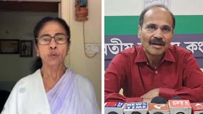 'রাহুল গান্ধীর কাছে হাতজোড় করতে হবে তৃণমূল নেত্রীকে', খোঁচা অধীরের
