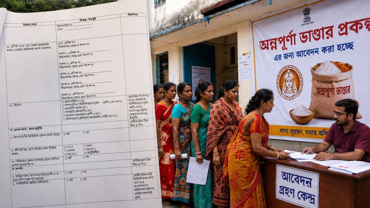 Annapurna Yojana Form: অন্নপূর্ণার ফর্মে ৫-৭ নম্বর পাতায় বিশেষ নজর, তথ্যে উনিশ-বিশ হলেই আবেদনকারীর কী শাস্তি? সতর্ক করলেন অগ্নিমিত্রা