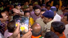 বিধাননগর কলেজের স্ট্রংরুম ঘিরে তপ্ত পরিস্থিতি, তৃণমূল-বিজেপি সংঘর্ঘ