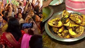 বাংলায় গেরুয়া ঝড়, বাজল বাজিয়ে, 'মাছে-ভাতে' সেলিব্রেশন বিজেপির