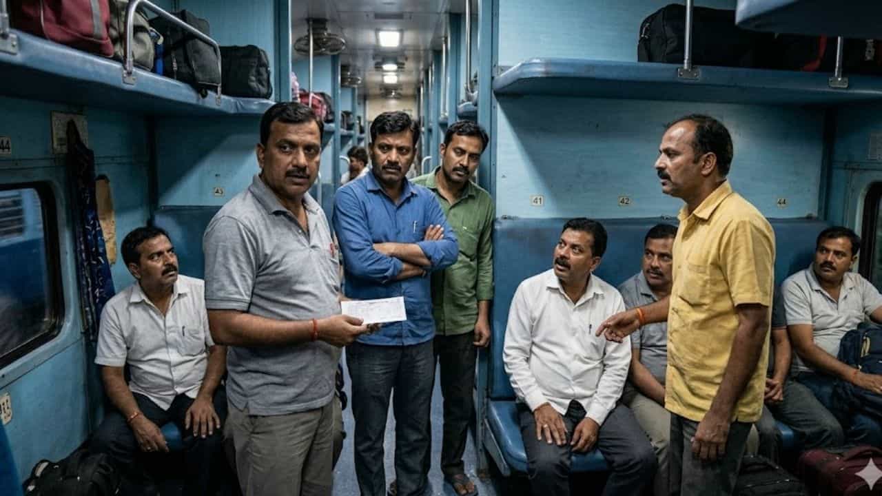 Indian Railways: কনফার্মড টিকিট থাকা সত্ত্বেও পুরো পথ যেতে হল দাঁড়িয়ে! মোটা জরিমানা দিতে হবে রেলকে Indian Railways: কনফার্মড টিকিট থাকা সত্ত্বেও পুরো পথ যেতে হল দাঁড়িয়ে! মোটা জরিমানা দিতে হবে রেলকে