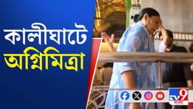 কালীঘাটে গেলেন অগ্নিমিত্রা পাল