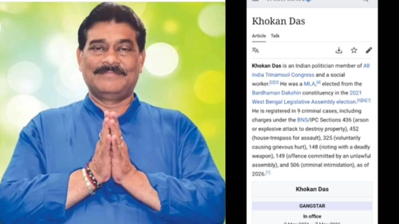 Khokon Das Wikipedia controversy: উইকিপিডিয়ায় X MLA-এর নামের পাশে লেখা গ্যাংস্টার, খোকন দাসকে ঘিরে নতুন বিতর্ক