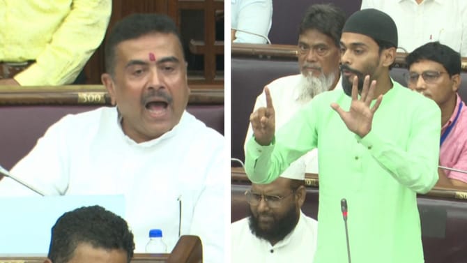 নওশাদের একের পর এক কথায় মুখে হাসি, টেবিল চাপড়ালেন মুখ্যমন্ত্রী