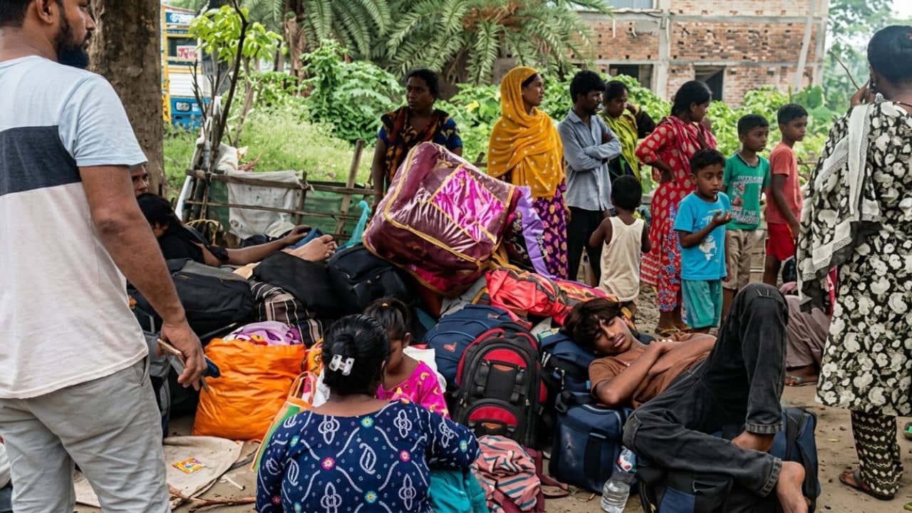 Bangladeshi: সরকার তো আর রাখবে না..., হোল্ডিং সেন্টার চালু হতেই বাক্স-প্যাঁটরা নিয়ে হাকিমপুর সীমান্তে লম্বা লাইন