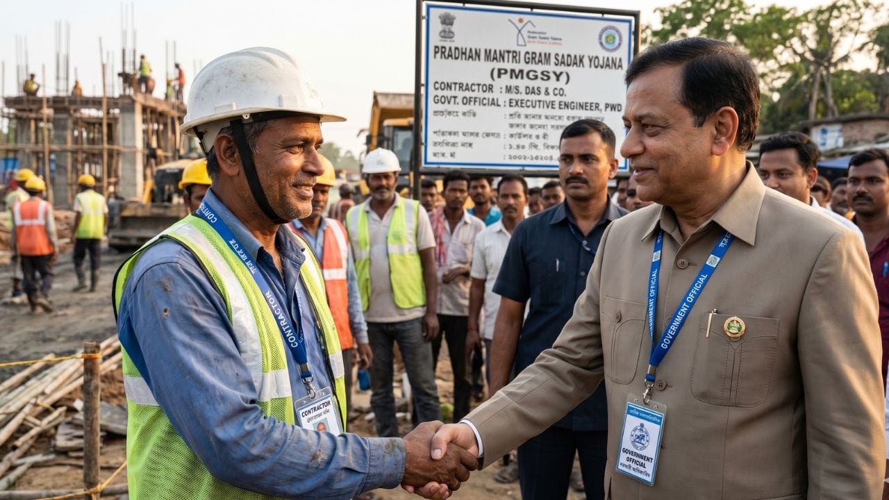 ৮ মে জারি হওয়া এই নতুন এদেশের মূল লক্ষ্য হলো কর্মীদের আর্থিক সুরক্ষা দেওয়া। এর ফলে ঠিকাদাররা আর তাদের ইচ্ছেমতো বেতন আটকে রাখতে পারবেন না ও সরকারি কাজের মানও বাড়বে। (Credit - AI) 
