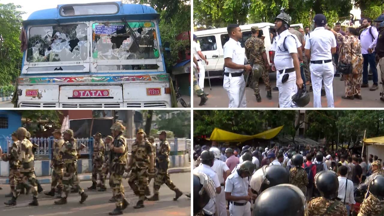 Chaos at Park Circus: রণক্ষেত্র পার্ক সার্কাস, কীভাবে নিয়ন্ত্রণে আনতে হয় বুঝিয়ে দিল শুভেন্দুর পুলিশ