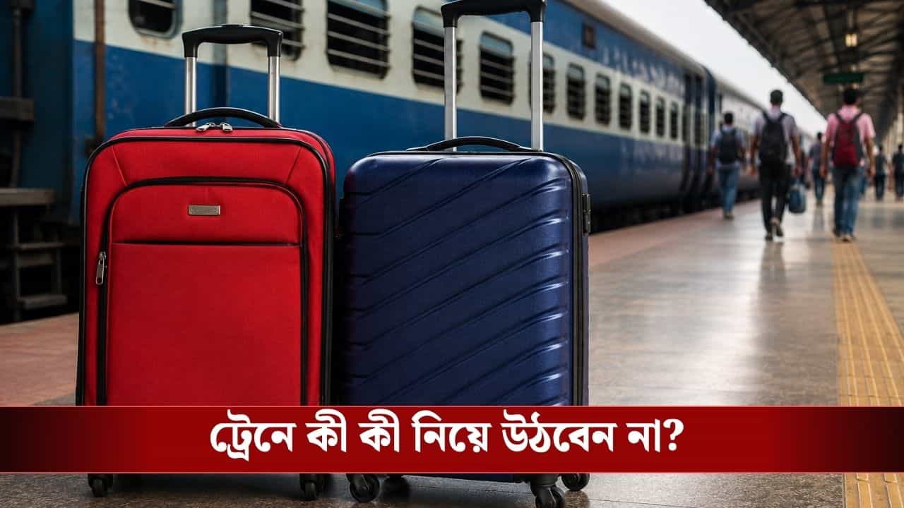 Train Luggage Rules: ট্রেনে ঘি নিয়ে যাচ্ছেন? রেলের এই নিয়ম না মানলেই মোটা জরিমানা Train Luggage Rules: ট্রেনে ঘি নিয়ে যাচ্ছেন? রেলের এই নিয়ম না মানলেই মোটা জরিমানা