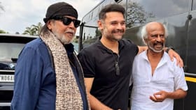 এক ফ্রেমে দুই কিংবদন্তি! মিঠুন পৌঁছে গেলেন রজনীকান্তের কাছে, তারপর...