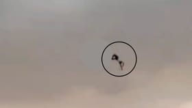 ঝড়ের দাপটে উড়ে গেল মানুষ, হাড়হিম করা ভিডিয়ো উত্তর প্রদেশে