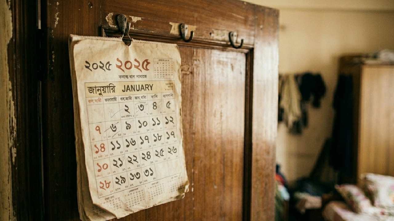 পুরনো বা বিগত বছরের ক্যালেন্ডার দরজার পেছনে রাখা উন্নতির পথে বড় বাধা। এটি আপনার জীবনের অগ্রগতিকে থমকে দেয় এবং সময়কে পেছনের দিকে টেনে ধরে। তাই প্রগতির চাকা সচল রাখতে সবসময় নতুন ক্যালেন্ডার সঠিক স্থানে রাখুন।  Gemini AI