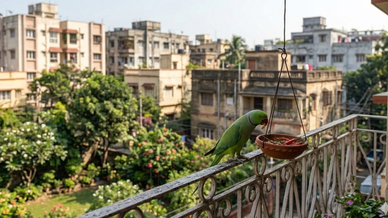 বিজ্ঞানীরা টিয়া পাখিদের 'বায়ো-ইন্ডিকেটর' বা পরিবেশের জৈব নির্দেশক হিসেবে গণ্য করছেন। এদের কোলাহলপূর্ণ স্বভাব এবং উজ্জ্বল রঙের কারণে এদের সংখ্যার হঠাৎ বৃদ্ধি বা হ্রাস মানুষের চোখে সহজে ধরা পড়ে, যা স্থানীয় পরিবেশের বড় কোনও পরিবর্তনের আগাম সঙ্কেত দেয়। Gemini AI