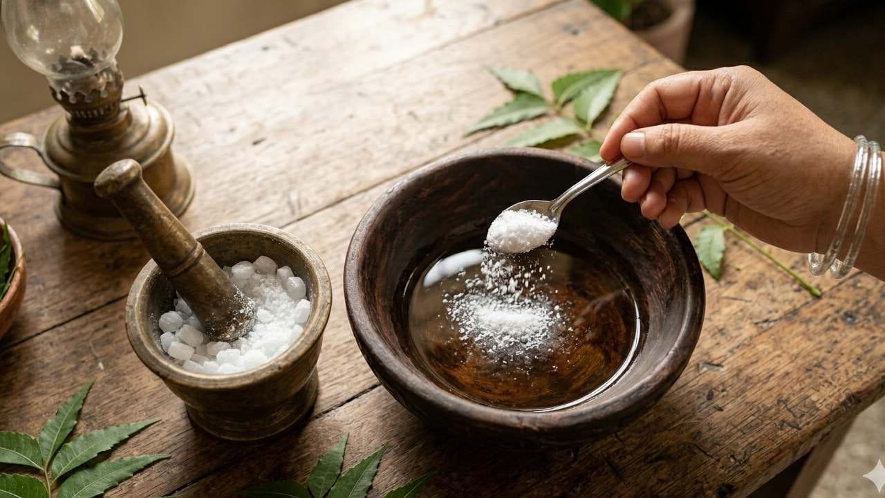 চুলকানি ও র‍্যাশ দ্রুত সারাতে নারকেল তেলের সঙ্গে কর্পূর মিশিয়ে ব্যবহার করুন। আয়ুর্বেদ বিশেষজ্ঞদের মতে, এই মিশ্রণটি ত্বকের জ্বালাপোড়া কমাতে এবং ব্যাকটিরিয়া ধ্বংস করতে দারুণ কাজ করে। Gemini Ai