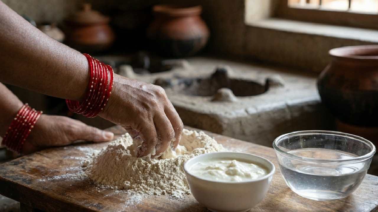 তেল ছাড়া লুচি তৈরির প্রথম ধাপটি শুরু হয় সঠিক মণ্ড তৈরির মাধ্যমে। আটা বা ময়দা মাখার সময় সাধারণ জলের পরিবর্তে তাতে পরিমাণমতো টক দই মিশিয়ে নিন। দই লুচিকে ভেতর থেকে নরম রাখতে সাহায্য করে এবং ভাজার সময় দারুণভাবে ফোলায়। Gemini Ai