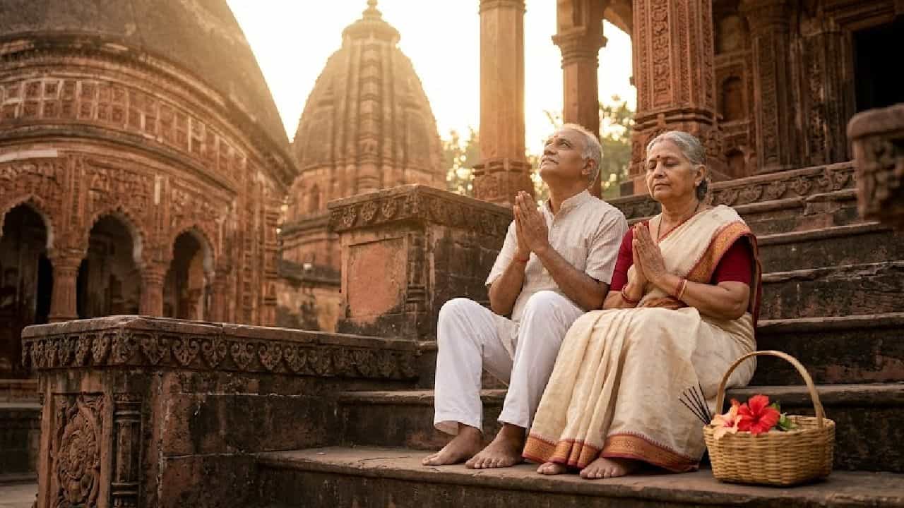 Sitting on temple stairs: দেবদর্শনের পর মন্দিরের সিঁড়িতে বসেন! অজান্তেই নিজের ক্ষতি করছেন না তো? Sitting on temple stairs: দেবদর্শনের পর মন্দিরের সিঁড়িতে বসেন! অজান্তেই নিজের ক্ষতি করছেন না তো?