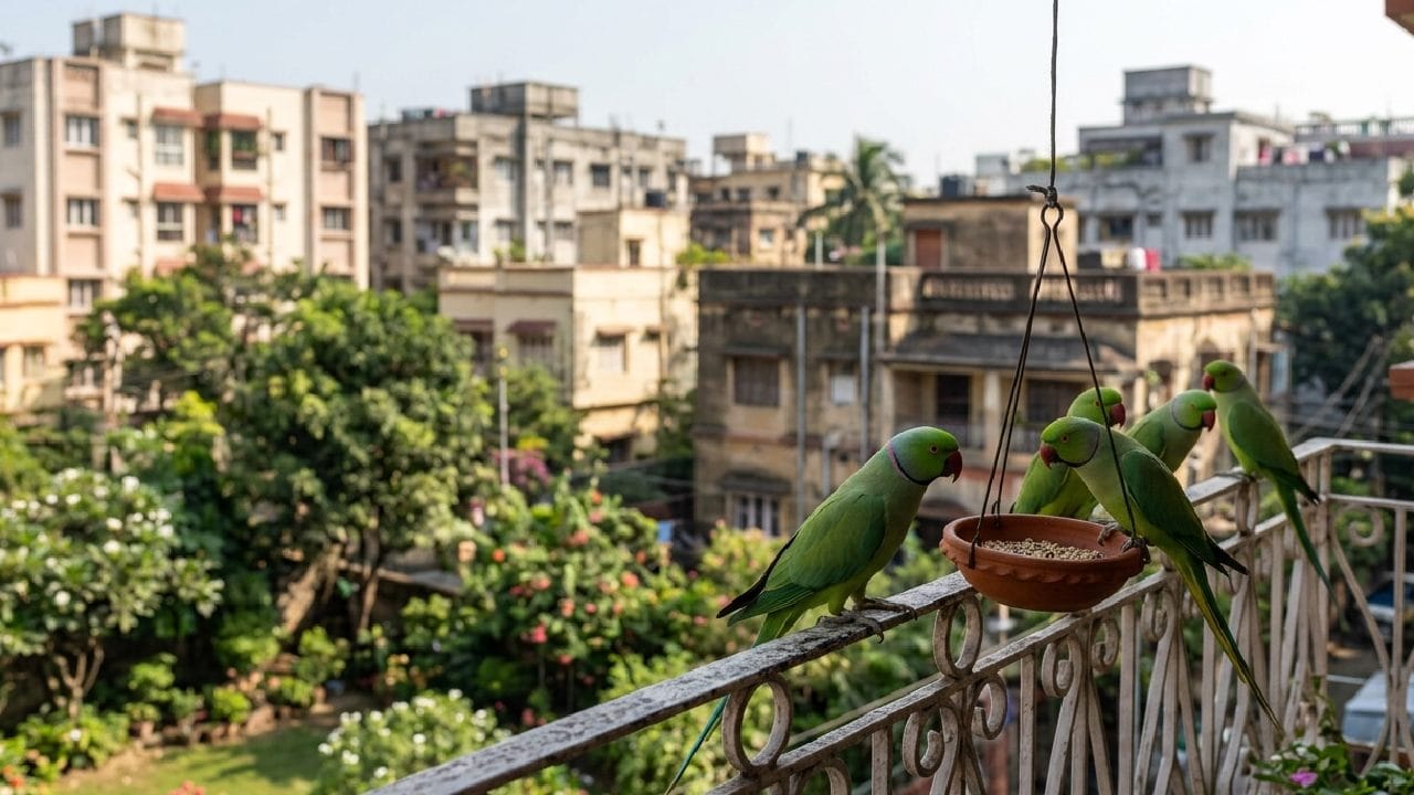 আজকাল শহরের বিভিন্ন বাড়ির বারান্দায়, বাগানে বা পার্কের গাছে সবুজ টিয়া পাখিদের আনাগোনা প্রায়ই চোখে পড়ে। আপাতদৃষ্টিতে এটি দেখতে বেশ সুন্দর ও মনোরম লাগলেও, বিজ্ঞানীরা বলছেন এর পেছনে লুকিয়ে রয়েছে এক গভীর পরিবেশগত কারণ। এই পাখিদের আচরণ আসলে চারপাশের প্রকৃতির বদলকে নিবিড়ভাবে প্রতিফলিত করছে। Gemini AI