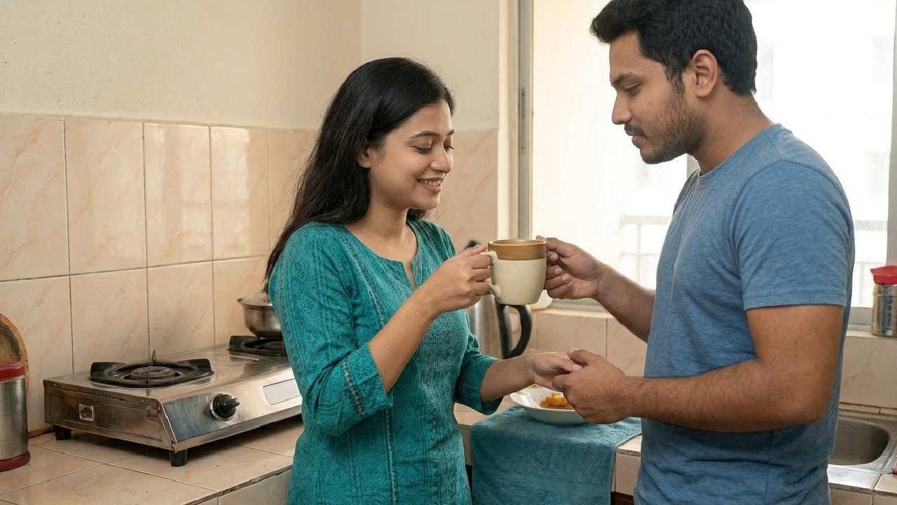 সকালে একসঙ্গে চা, কাজের ফাঁকে দুটো কথা।  একে অপরকে সাহায্য করা, পাশে থাকা।   এই ছোট অভ্যাসগুলোই দীর্ঘমেয়াদে সম্পর্ক মজবুত করে। Gemini AI
