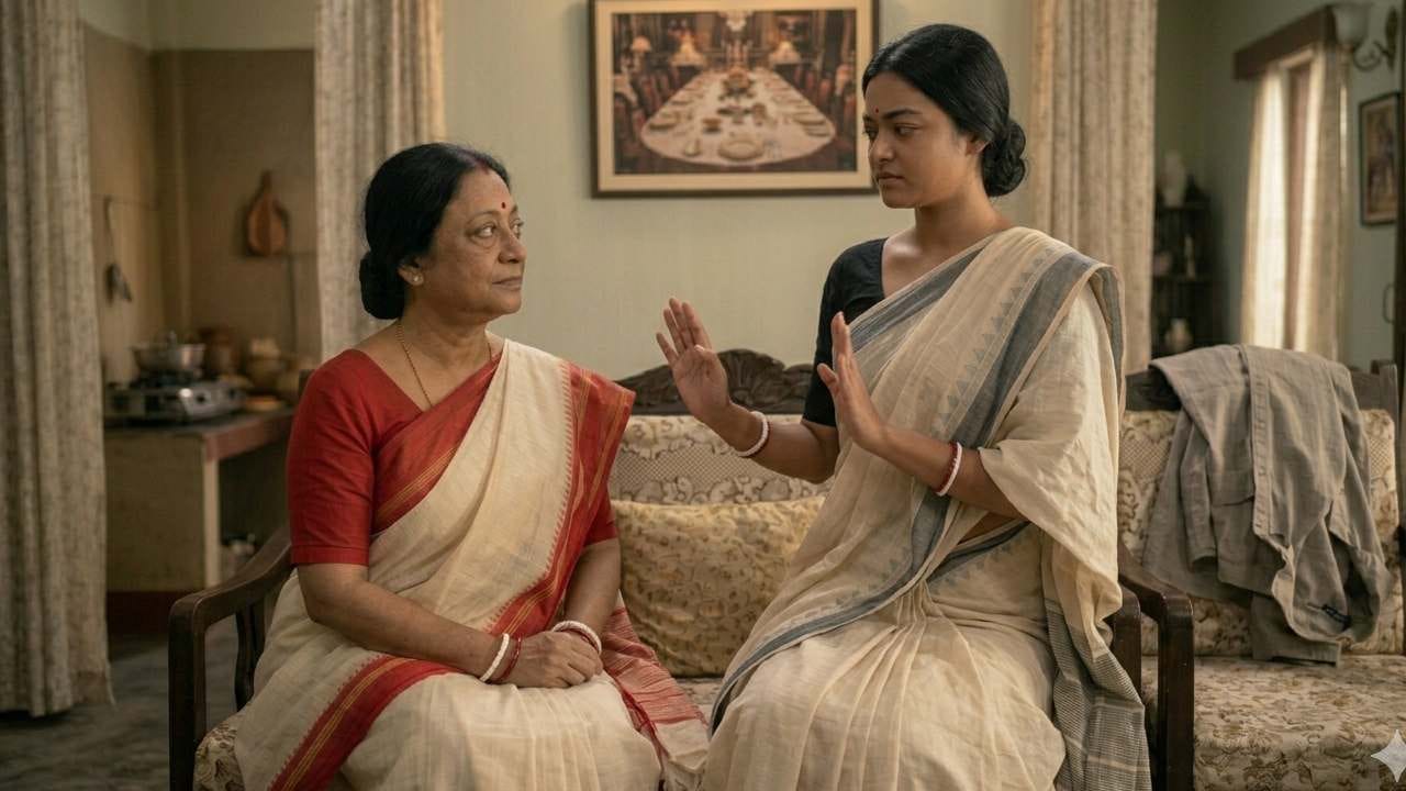 তাঁর কোনও পরামর্শ আপনার পছন্দ না হলে সরাসরি 'আপনি কিছু বোঝেন না' বলবেন না। বরং তাঁর কথা মন দিয়ে শুনে নিজের যুক্তিটা নম্রভাবে বুঝিয়ে বলুন। এতে অসম্মান হয় না এবং আপনার গুরুত্বও বজায় থাকে। Gemini AI