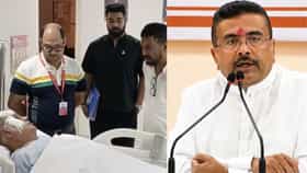 পড়ে গিয়ে চোট, অসুস্থ অশোক ভট্টাচার্যকে ফোন শুভেন্দুর, কী কথা হল?
