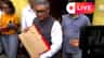 Live: হাতে মাদুরকাঠি-জুটের তৈরি বাজেট ফাইল নিয়ে বেরোলেন স্বপন দাশগুপ্ত