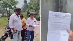 সরকারি ফাইল হাতে দিদিমণি বেরতেই ধরলেন বিজেপি নেতারা