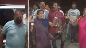 কর্নাটকে ধৃত প্রাক্তন TMC বিধায়ককে আনা হল জেলায়, থানার সামনে বিক্ষোভ