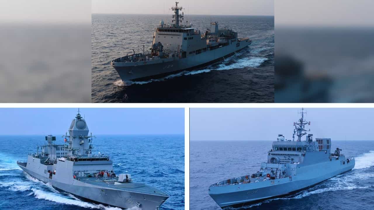 Indian Navy: মোদীর হাত ধরে নৌসেনায় যুক্ত হচ্ছে তিনটি যুদ্ধজাহাজ, জেনে নিন তাদের শক্তি Indian Navy: মোদীর হাত ধরে নৌসেনায় যুক্ত হচ্ছে তিনটি যুদ্ধজাহাজ, জেনে নিন তাদের শক্তি