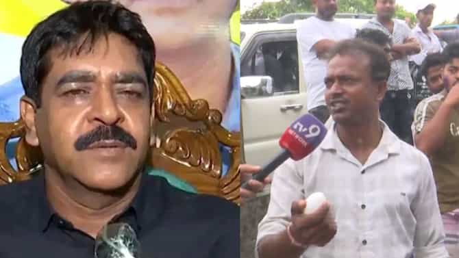 Live: শওকত মোল্লাকে ডিম ছুড়ল ক্ষুব্ধ জনতা