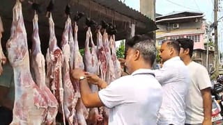 Mutton Shop: কেজি প্রতি হাজার টাকা! ছুটির সকালে খাসির মাংসের দোকানে রেইড চালাচ্ছে বিজেপি… যা ধরা পড়ল