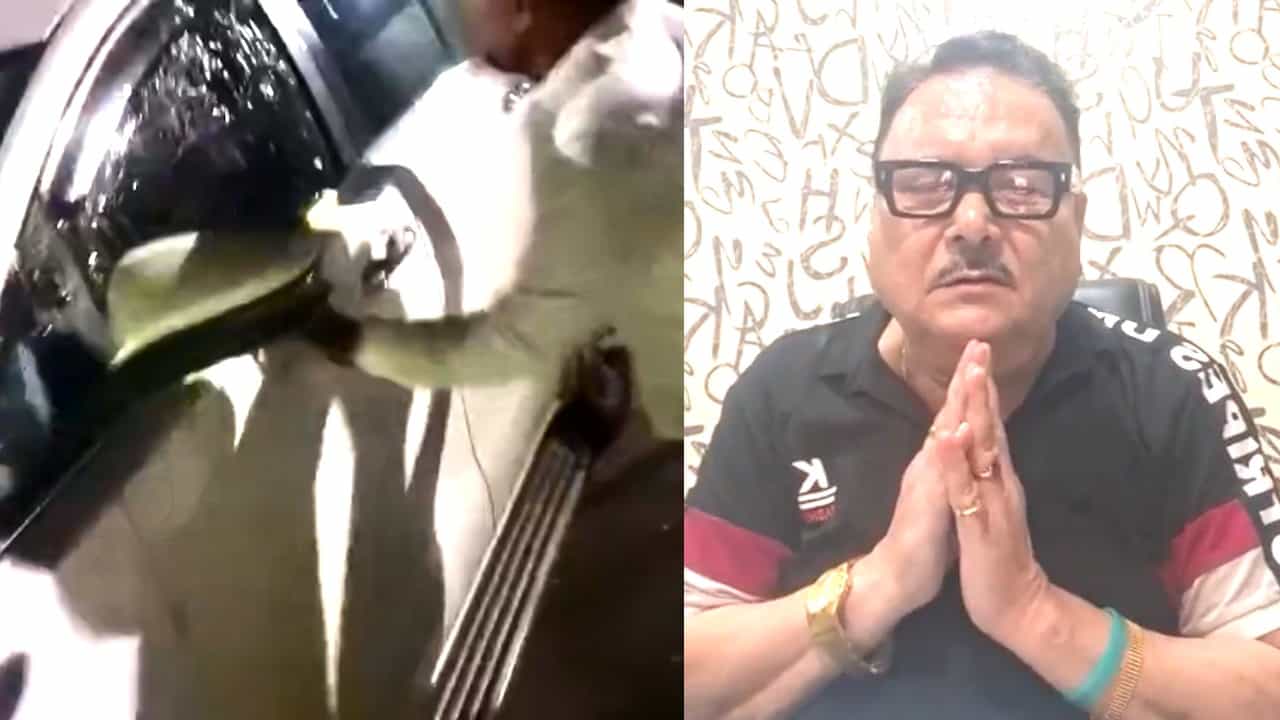 TMC MLA Madan Mitra: গাড়িতে পড়ল ডিম, মদন বলছেন, ‘মৃত্যুকে অনেক কাছ থেকে দেখলাম’ TMC MLA Madan Mitra: গাড়িতে পড়ল ডিম, মদন বলছেন, ‘মৃত্যুকে অনেক কাছ থেকে দেখলাম’