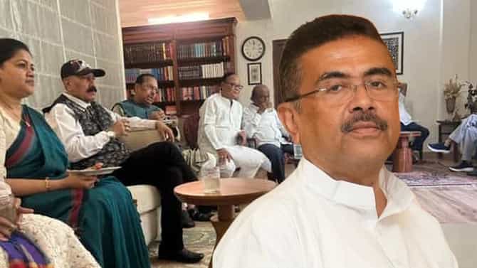 কেন্দ্রীয় মন্ত্রীর বাসভবনে গোপন বৈঠক TMC সাংসদদের, নেতৃত্বে শুভেন্দু