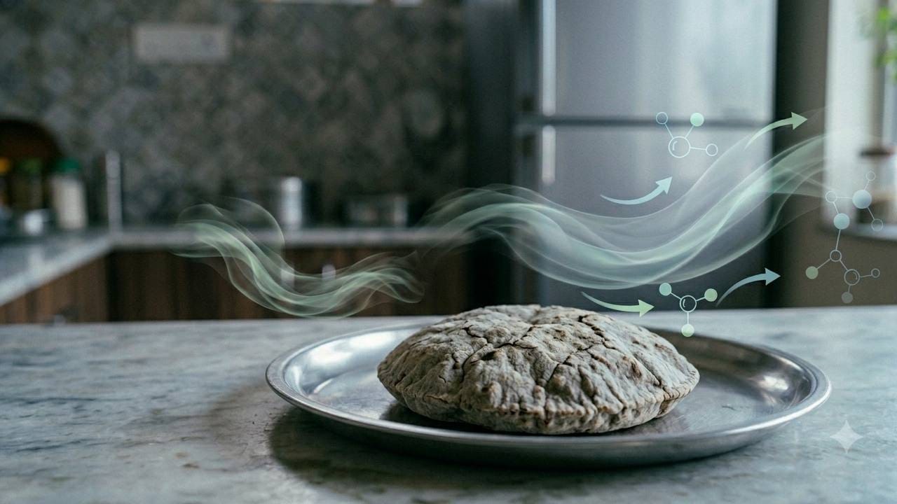 ফ্রিজে রাখা আটার সবচেয়ে বড় মাইনাস পয়েন্ট হল এর পুষ্টিগুণ দ্রুত হ্রাস পাওয়া। টাটকা আটা দিয়ে তৈরি রুটিতে যে পরিমাণ ফাইবার, ভিটামিন ও খনিজ থাকে, ফ্রিজে রেখে দেওয়া আটায় তা প্রায় অর্ধেক হয়ে যায়। ফলে এই রুটি খেলে পেট ভরলেও শরীর কোনও পুষ্টি পায় না। Gemini Ai