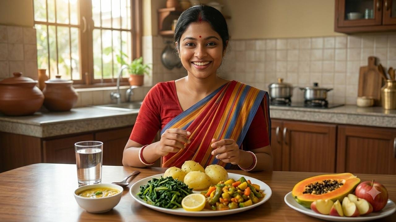 বিশ্ব স্বাস্থ্য সংস্থা এবং আন্তর্জাতিক পুষ্টি গাইডলাইনের তথ্য অনুযায়ী, পেটের স্বাস্থ্য বজায় রাখতে দৈনিক ডায়েটে আলুর অনুপাত নিয়ন্ত্রণ করা জরুরি। পুষ্টিবিজ্ঞানীদের এই তথ্য অনুযায়ী, আলুর পরিমিত ব্যবহারের পাশাপাশি খাদ্যতালিকায় পর্যাপ্ত পরিমাণে অন্যান্য উচ্চ ফাইবারযুক্ত সবুজ শাকসবজি এবং সঠিক মাত্রায় জল রাখা বাধ্যতামূলক। ফাইবার এবং জলের এই সঠিক সমন্বয় আলুর জটিল স্টার্চকে সহজে ভেঙে ফেলতে পরিপাকতন্ত্রকে সাহায্য করে এবং পেটের নানাবিধ গোলমালের আশঙ্কা কমিয়ে দেয়। Gemini Ai