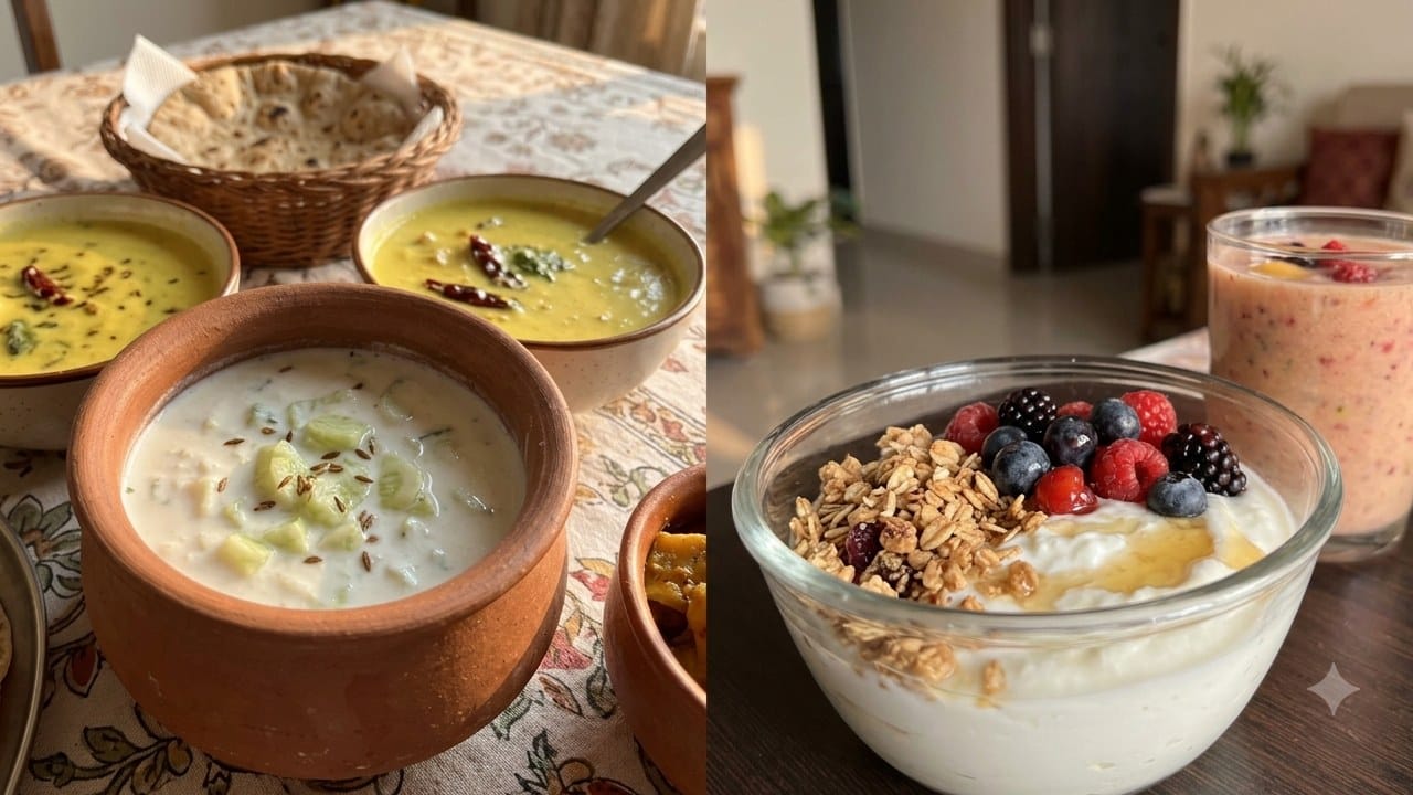 আমাদের ভারতীয় রান্নায় রায়তা, ঘোল বা মাংস ম্যারিনেট করার জন্য সাধারণ টক দই এক অপরিহার্য উপাদান। অপরপক্ষে গ্রিক ইয়োগার্ট মূলত স্মুদি, ব্রেকফাস্ট বোল, স্যালাড ড্রেসিং কিংবা মেয়োনিজ ও ক্রিমের স্বাস্থ্যকর বিকল্প হিসেবে ব্যবহার করা হয়ে থাকে। তাই আপনার বাজেট, রান্নার ধরণ এবং প্রোটিনের প্রয়োজনের ওপর ভিত্তি করেই সঠিক বিকল্পটি বেছে নেওয়া উচিত।