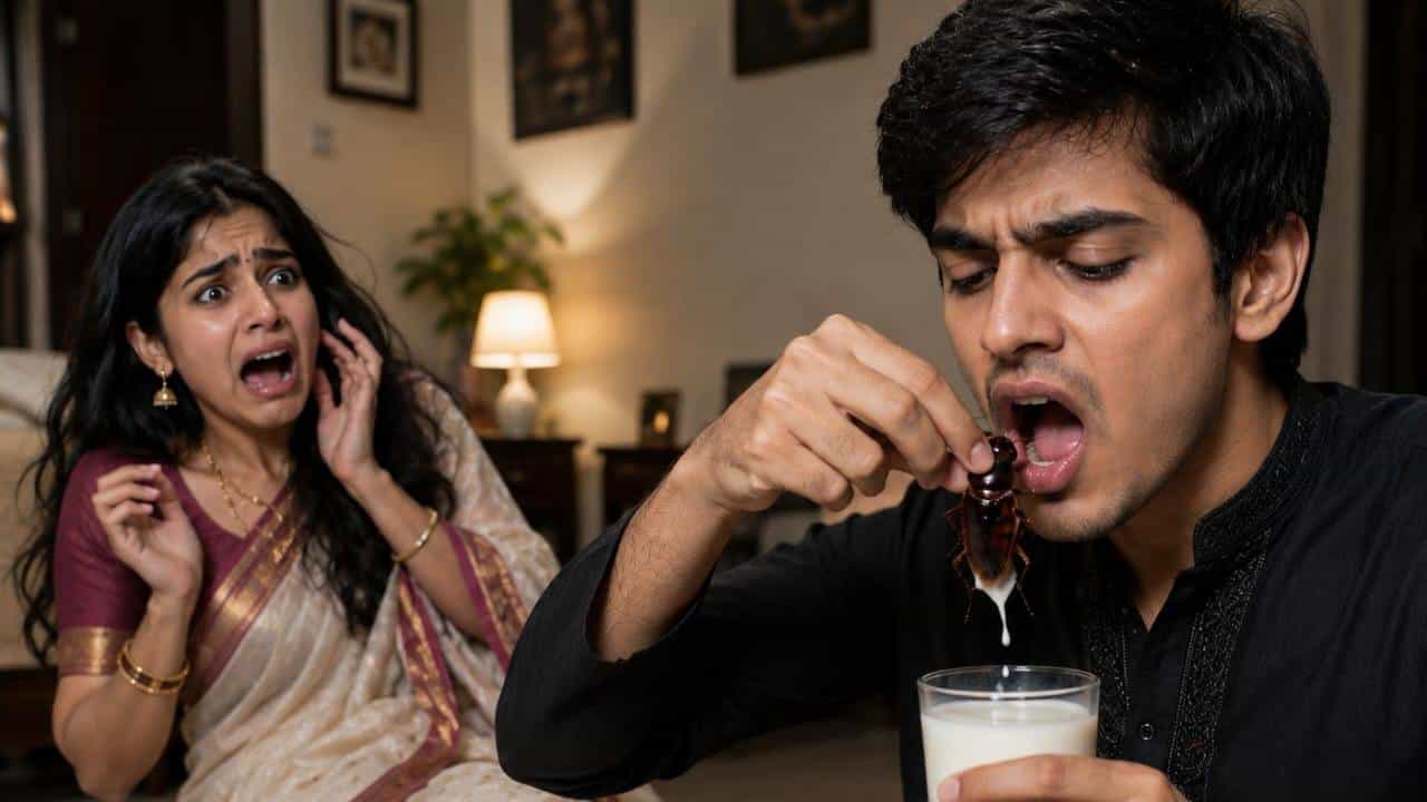Eating Cockroach: দুধে আরশোলা চুবিয়ে খাওয়া! এটা কোন রোগের লক্ষণ? কী বলছেন চিকিৎসকরা? Eating Cockroach: দুধে আরশোলা চুবিয়ে খাওয়া! এটা কোন রোগের লক্ষণ? কী বলছেন চিকিৎসকরা?