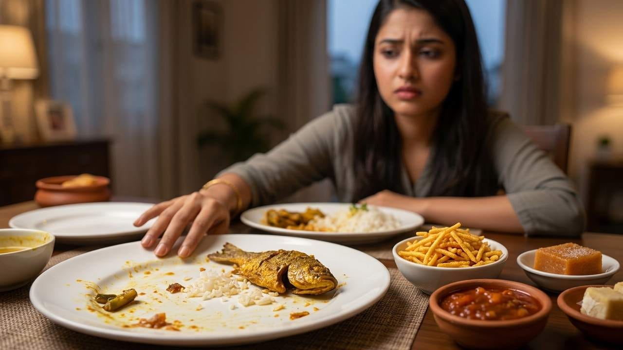 বিজ্ঞানের ভাষায় আরও একটি চমৎকার কারণ রয়েছে যাকে বলা হয় নির্দিষ্ট স্বাদের তৃপ্তি। দুপুরে হয়তো আপনি জমিয়ে মাছ-ভাত খেয়েছেন যার ফলে ওই নোনতা স্বাদের প্রতি আপনার মন সম্পূর্ণ তৃপ্ত হয়ে গিয়েছে। কিন্তু বিকেল হতেই আপনার মস্তিষ্ক নতুন কোনও মিষ্টি, টক কিংবা ঝাল স্বাদের জন্য পেটের ভেতর এক অদ্ভুত ফাঁকা জায়গা তৈরি করে নেয়। Gemini AI