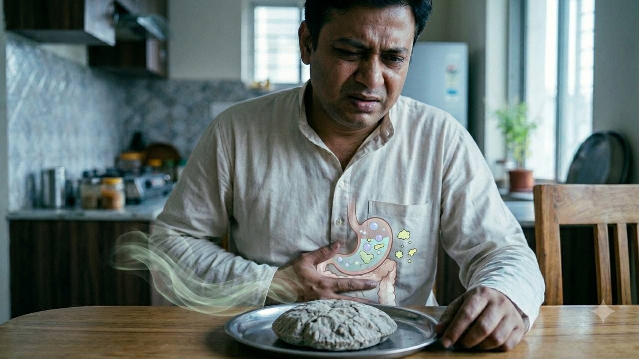 বেশিদিন ফ্রিজে আটা রাখলে তা গেঁজিয়ে যেতে পারে, যাকে বৈজ্ঞানিক ভাষায় ফার্মেন্টেশন বলা হয়। এই গেঁজিয়ে যাওয়া আটার রুটি খেলে গ্যাস্ট্রিক, বুক জ্বালাপোড়া, পেট ফাঁপা এবং বদহজমের মতো মারাত্মক পেটের সমস্যা দেখা দিতে পারে। বিশেষ করে দুর্বল পরিপাকতন্ত্রের মানুষদের জন্য এটি অত্যন্ত বিপজ্জনক। Gemini Ai