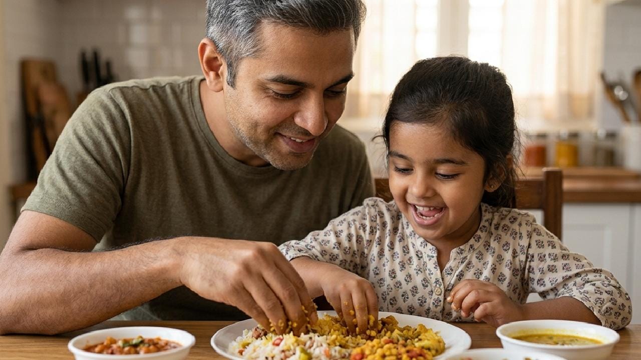 মানুষের মনস্তত্ত্বে যেকোনও চেনা আচার বা রিচুয়াল এক ধরনের মানসিক শান্তি এবং একাত্মতা তৈরি করতে সাহায্য করে। ঠিক যেভাবে সকালে এক কাপ চা খাওয়া বা ছুটির দিনে আড্ডা দেওয়া আমাদের মন ভালো করে, হাত দিয়ে খাওয়াও ঠিক তেমনই একটি অভ্যাস। প্রতিদিন পরিচিত পদ্ধতিতে খাবার গ্রহণ করলে আমাদের নার্ভাস সিস্টেম শান্ত থাকে এবং মনের ক্লান্তি দূর হয়। Gemini Ai