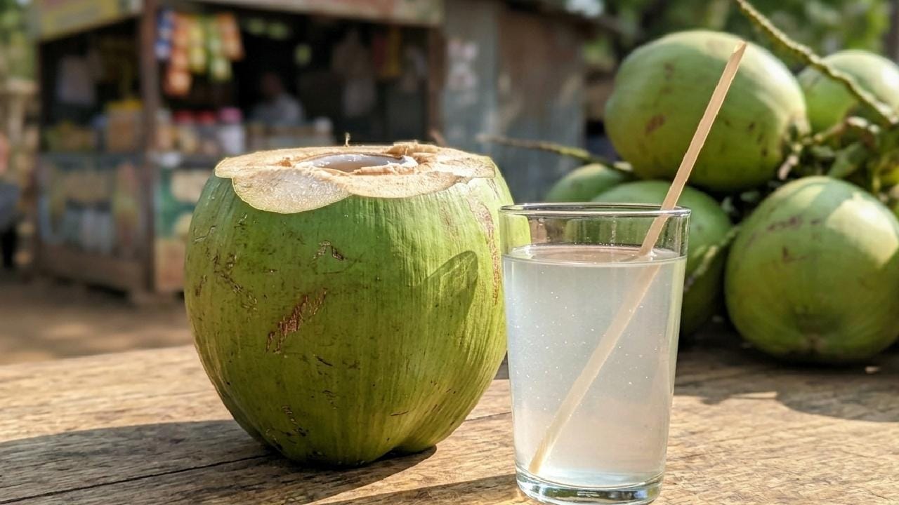 প্রাকৃতিক সোডিয়াম, পটাশিয়াম ও খনিজে ভরপুর ডাবের জল গ্রীষ্মকালের জন্য প্রকৃতির দেওয়া এক অন্যতম সেরা আশীর্বাদ। প্যাকেটজাত জুস বা কোল্ড কফির চেয়ে এটি বহুগুণ ভালো এবং এটি নিমেষের মধ্যে শরীরের ক্লান্তি দূর করে এনার্জি ফিরিয়ে আনে। অথচ আজও মানুষ ক্যাফেতে গিয়ে দামি ও অস্বাস্থ্যকর পানীয়তে টাকা খরচ করলেও এই সহজলভ্য ডাবের জলের উপকারিতা এড়িয়ে যান। Gemini AI