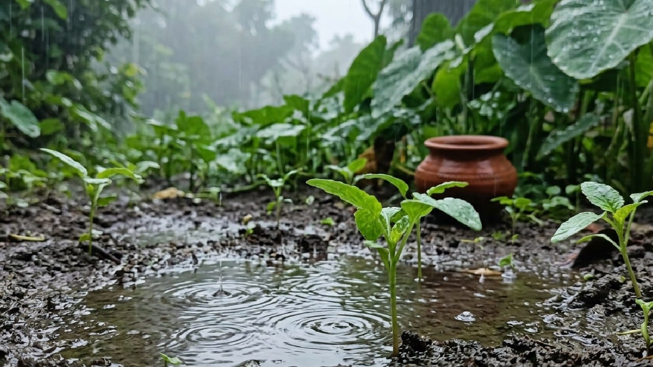 অতিরিক্ত বৃষ্টির জলে অনেক শখের গাছ পচে নষ্ট হয়ে গেলেও এমন কিছু ফুল রয়েছে যারা বর্ষায় একেবারে ডানা মেলে বাঁচে। একটু বুঝেশুনে সঠিক চারা বেছে নিতে পারলে এই মরশুমে ছাদ বা বারান্দার বাগান হয়ে উঠবে এক টুকরো রঙিন ক্যানভাস। Gemini AI