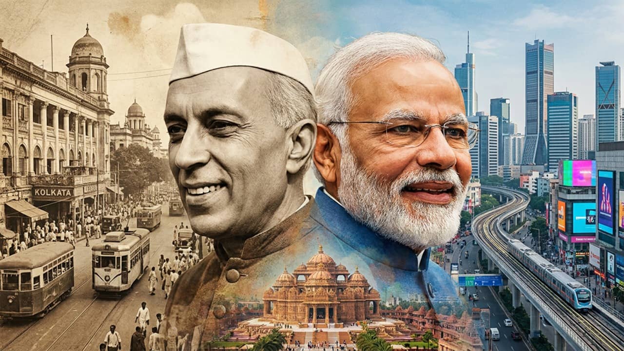 PM Modi-Jawaharlal Nehru: নেহরুর ৩৪ কোটির ভারত থেকে মোদীর ১৪০ কোটির ভারত, বদলেছে ঠিক কী কী?