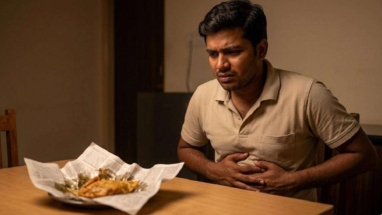 খাবারের সঙ্গে মিশে যাওয়া এই রাসায়নিক যখন পেটে যায়, তখন তা সহজে শরীর থেকে বের হতে পারে না। শুধু সীসাই নয়, খবরের কাগজে ব্যবহৃত কৃত্রিম রঙ, প্রিজারভেটিভ এবং আঠার উপাদানও খাবারের মাধ্যমে মানবদেহে প্রবেশ করে। এর ফলে প্রাথমিকভাবে সাধারণ পেটের রোগ বা হজমের সমস্যা দেখা দিলেও ভেতরে ভেতরে বড় ক্ষতি হয়ে যায়। Gemini Ai
