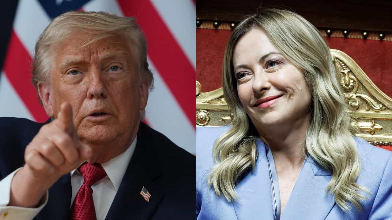 Trump-Meloni Photo Controversy: একটা ছবি নিয়ে তুমুল কাজিয়া ট্রাম্প-মেলোনির! কী এমন আছে ছবিতে? কে সত্যি বলছেন, কে মিথ্যে? Trump-Meloni Photo Controversy: একটা ছবি নিয়ে তুমুল কাজিয়া ট্রাম্প-মেলোনির! কী এমন আছে ছবিতে? কে সত্যি বলছেন, কে মিথ্যে?