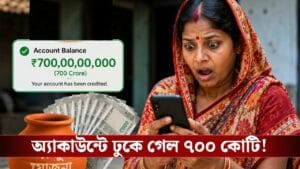অ্যাকাউন্টে ৭০০ কোটি! অন্নপূর্ণা যোজনার টাকা তুলতে গিয়ে হতবাক মহিলা