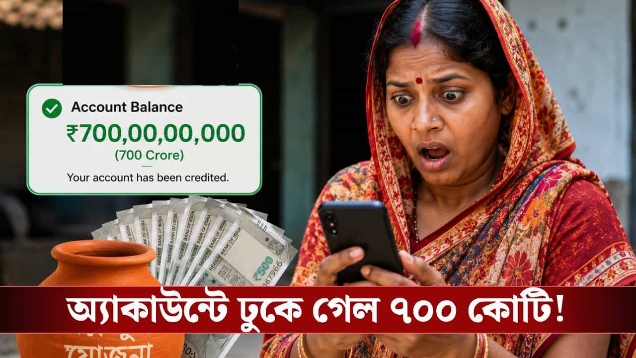 Annapurna Yojana Money: অ্যাকাউন্টে ৭০০ কোটি! অন্নপূর্ণা যোজনার ৩ হাজার টাকা তুলতে গিয়ে চক্ষু চড়কগাছ মহিলার Annapurna Yojana Money: অ্যাকাউন্টে ৭০০ কোটি! অন্নপূর্ণা যোজনার ৩ হাজার টাকা তুলতে গিয়ে চক্ষু চড়কগাছ মহিলার