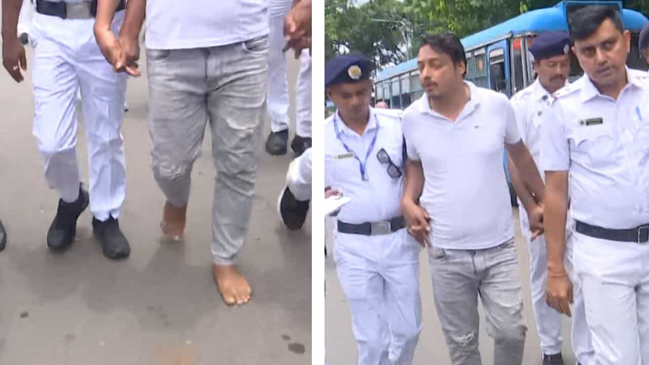 Court Case: সাংবাদিক পেটানোয় ধৃতদের খালি পায়ে হাঁটানো হল কেন? এজলাসে কারণটা বলে দিলেন আইনজীবী Court Case: সাংবাদিক পেটানোয় ধৃতদের খালি পায়ে হাঁটানো হল কেন? এজলাসে কারণটা বলে দিলেন আইনজীবী