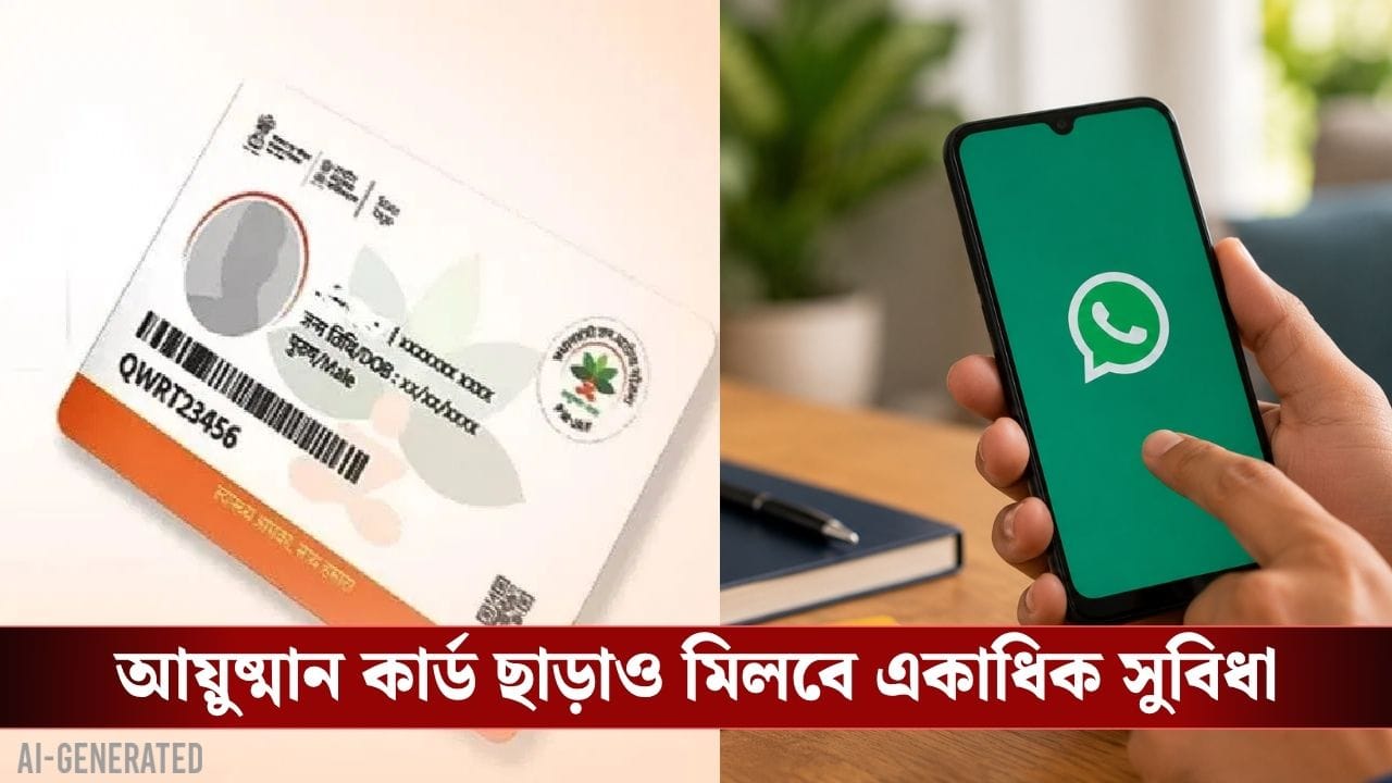 Ayushman Card Apply: হোয়াটসঅ্যাপে ৫ মিনিটেই মিলবে আয়ুষ্মান কার্ড, আবেদন করুন এইভাবে